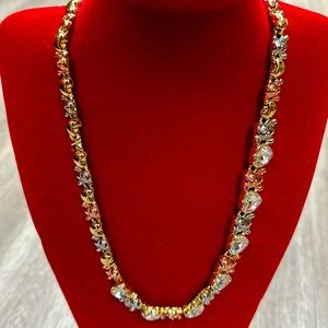 Beautiful gold plated heart bear sets